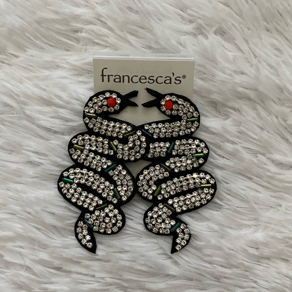 Brand new snake earrings